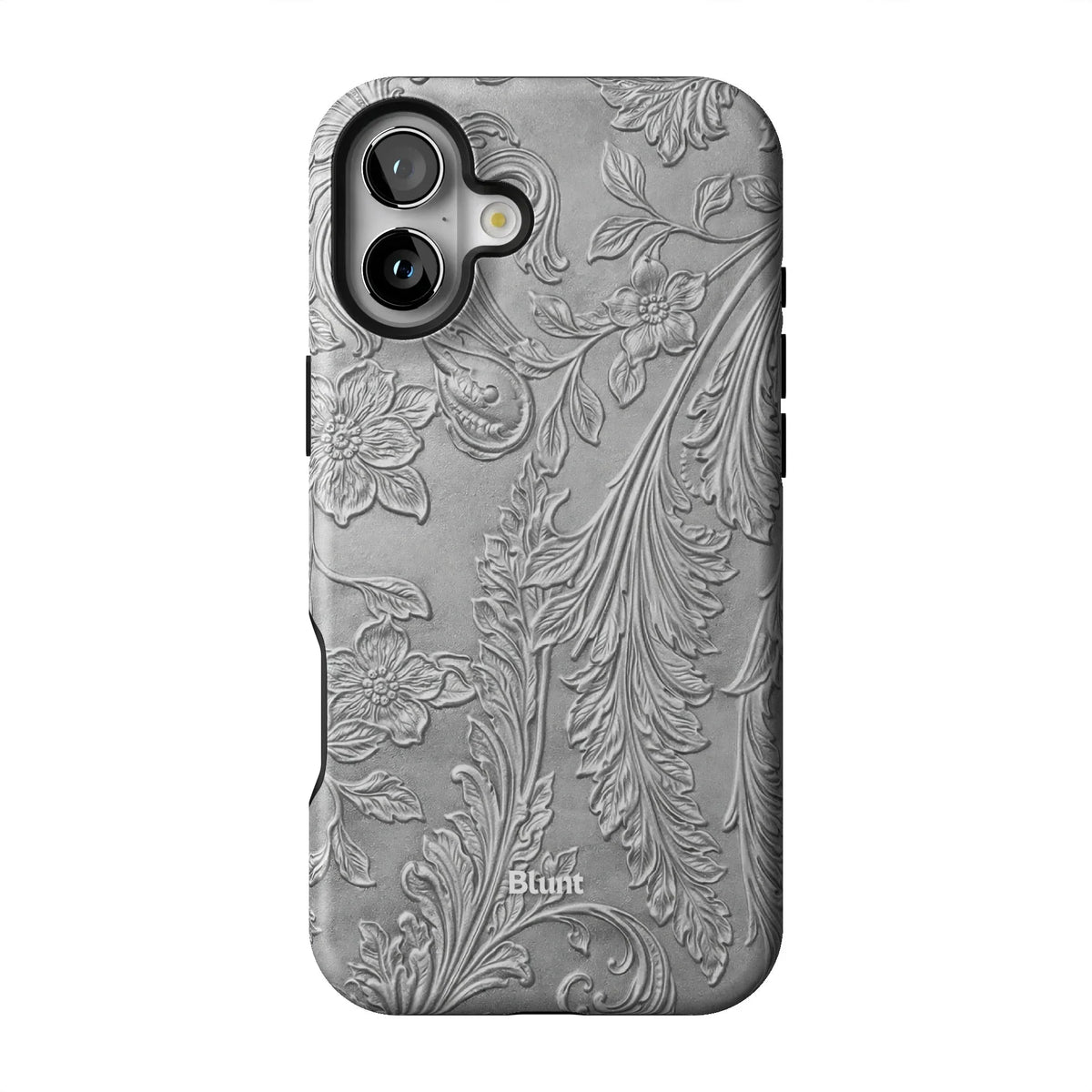 Tooled Silver iPhone Case