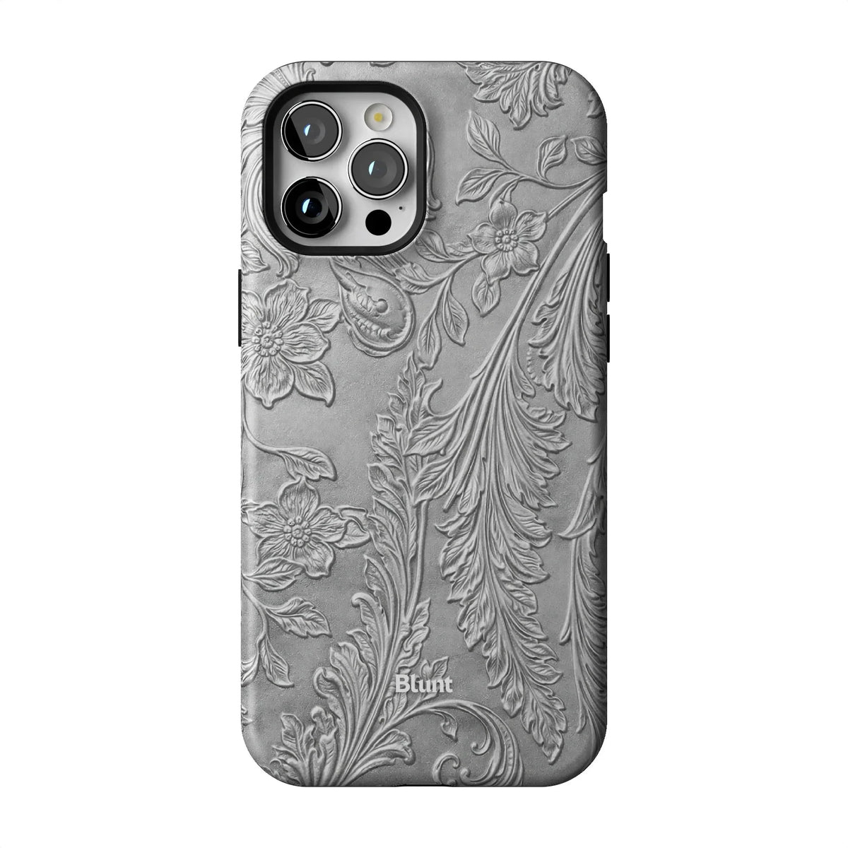 Tooled Silver iPhone Case
