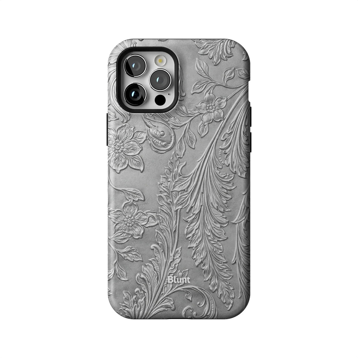 Tooled Silver iPhone Case