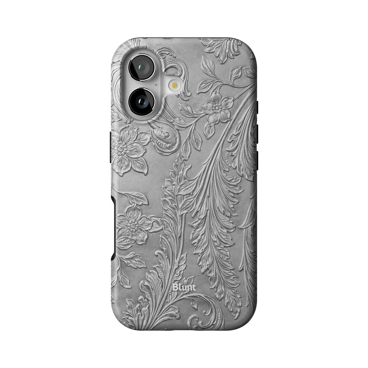 Tooled Silver iPhone Case