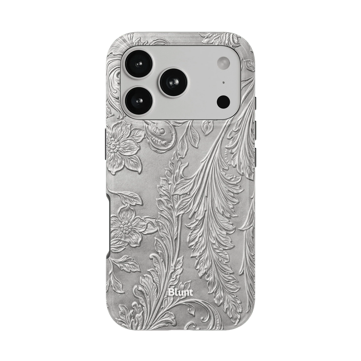 Tooled Silver iPhone Case