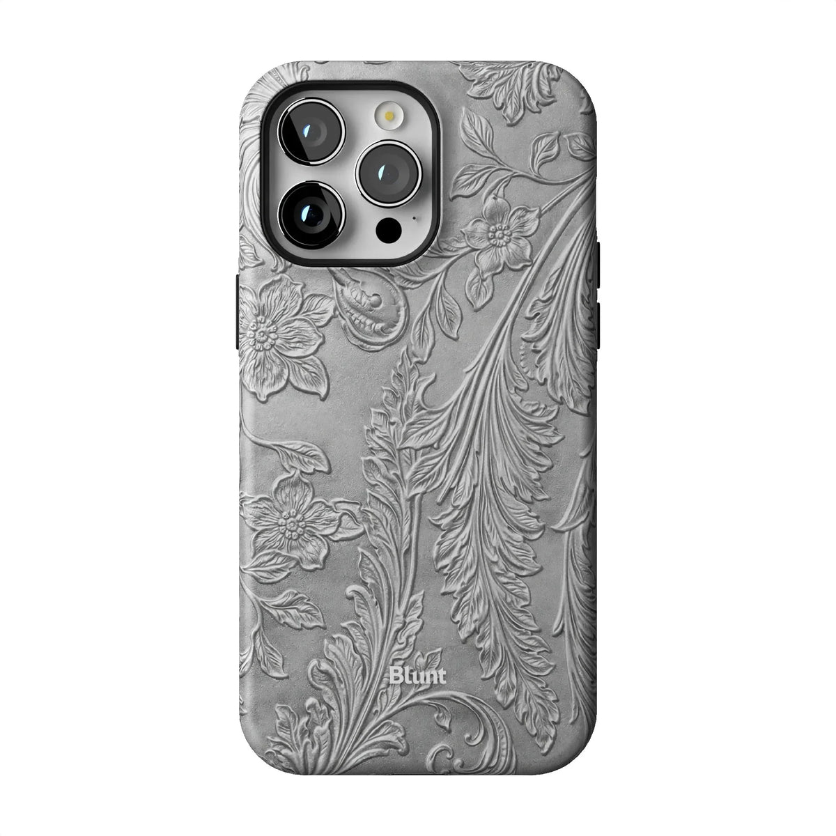 Tooled Silver iPhone Case