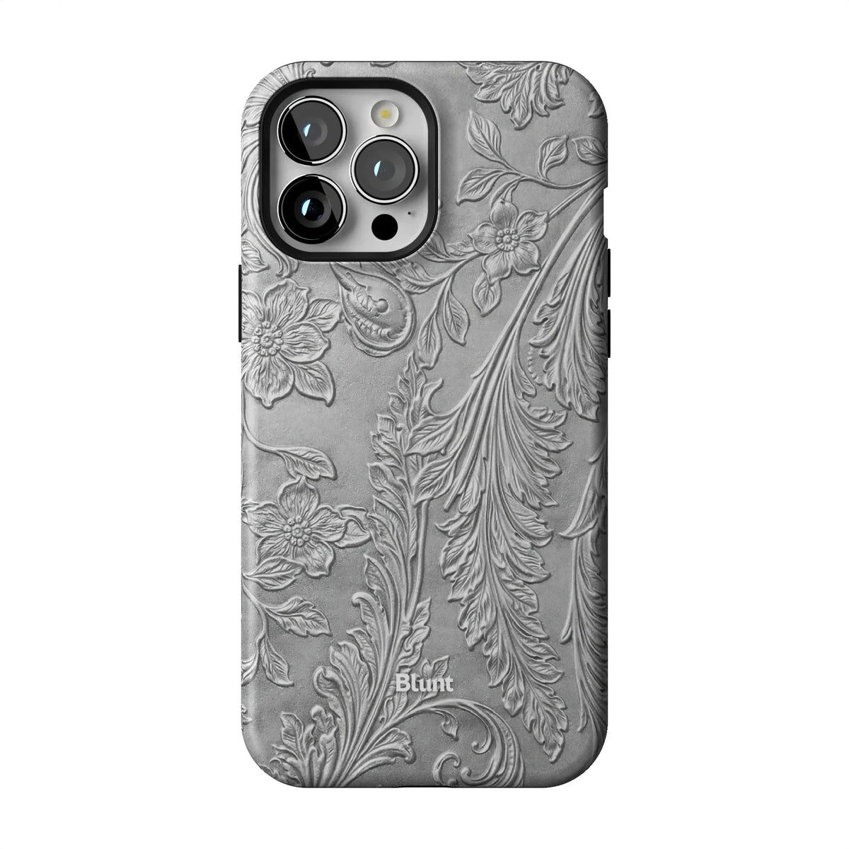 Tooled Silver iPhone Case