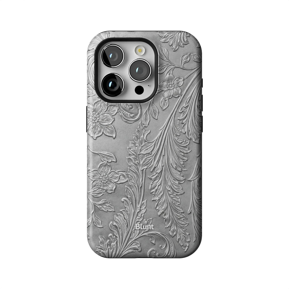 Tooled Silver iPhone Case