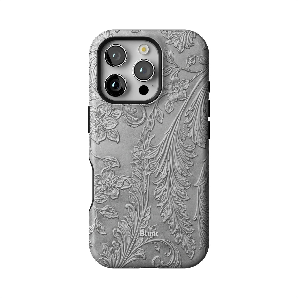 Tooled Silver iPhone Case