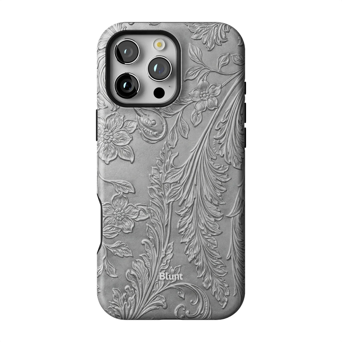 Tooled Silver iPhone Case