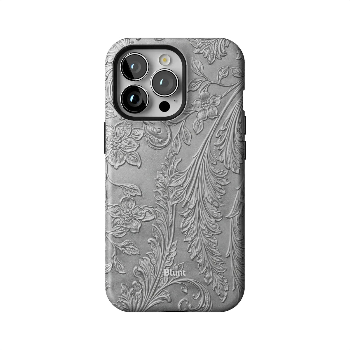 Tooled Silver iPhone Case