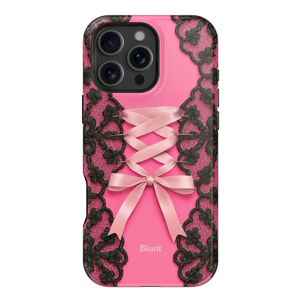 Pink Corset iPhone Case