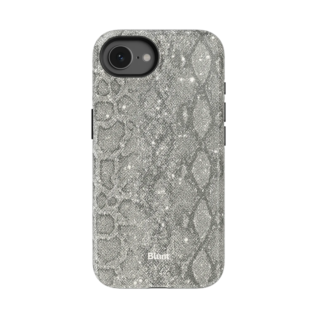 Silver Python iPhone Case