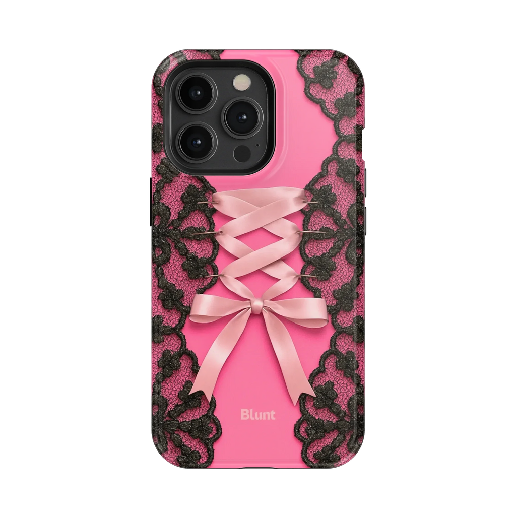 Pink Corset iPhone Case