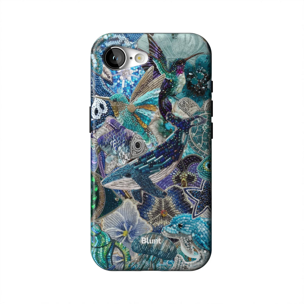 Blue Crush iPhone Case
