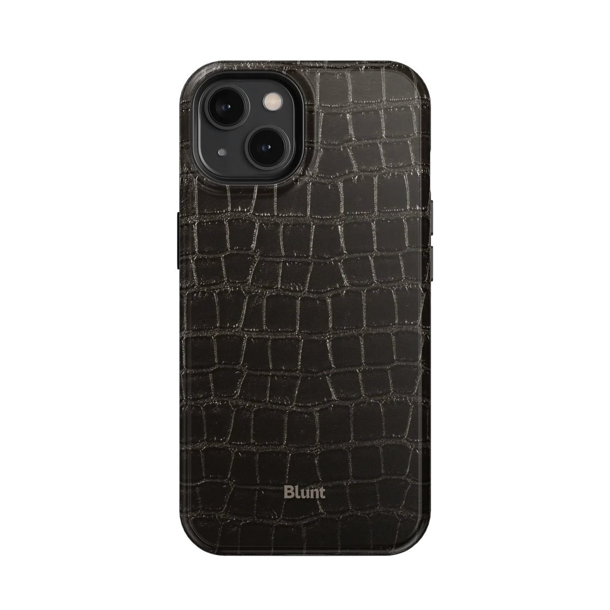 Onyx Croc iPhone Case