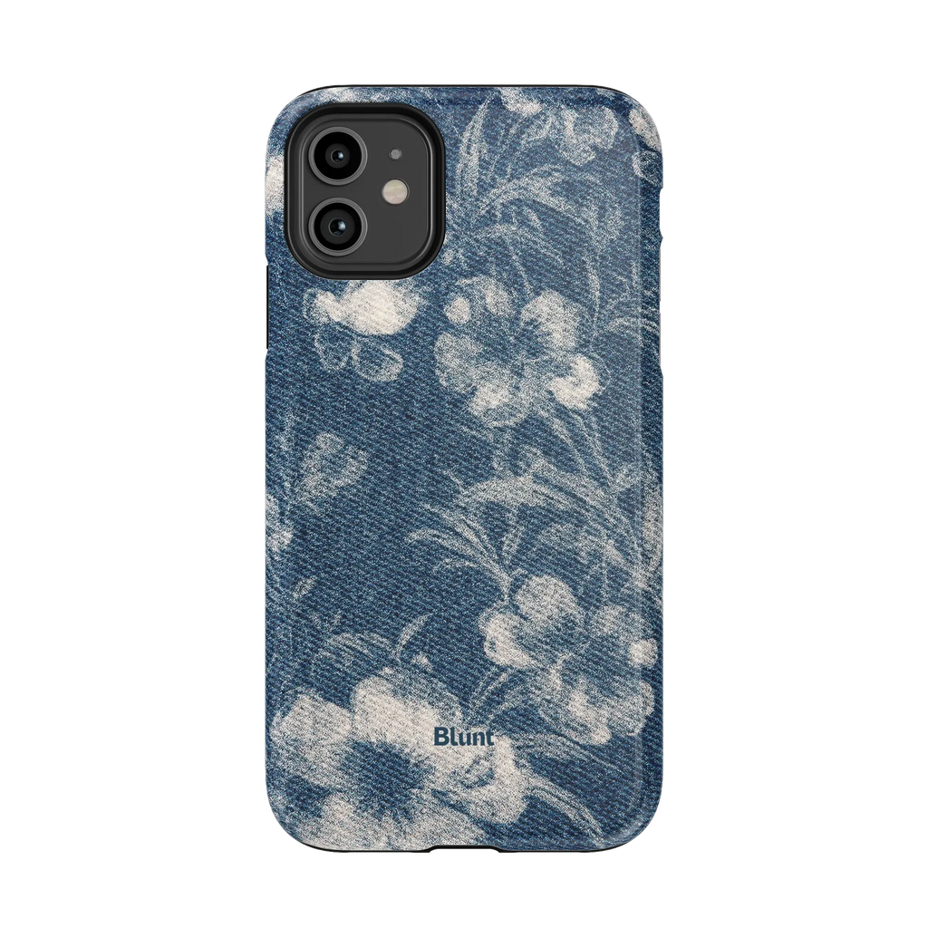 Denim Bloom iPhone Case