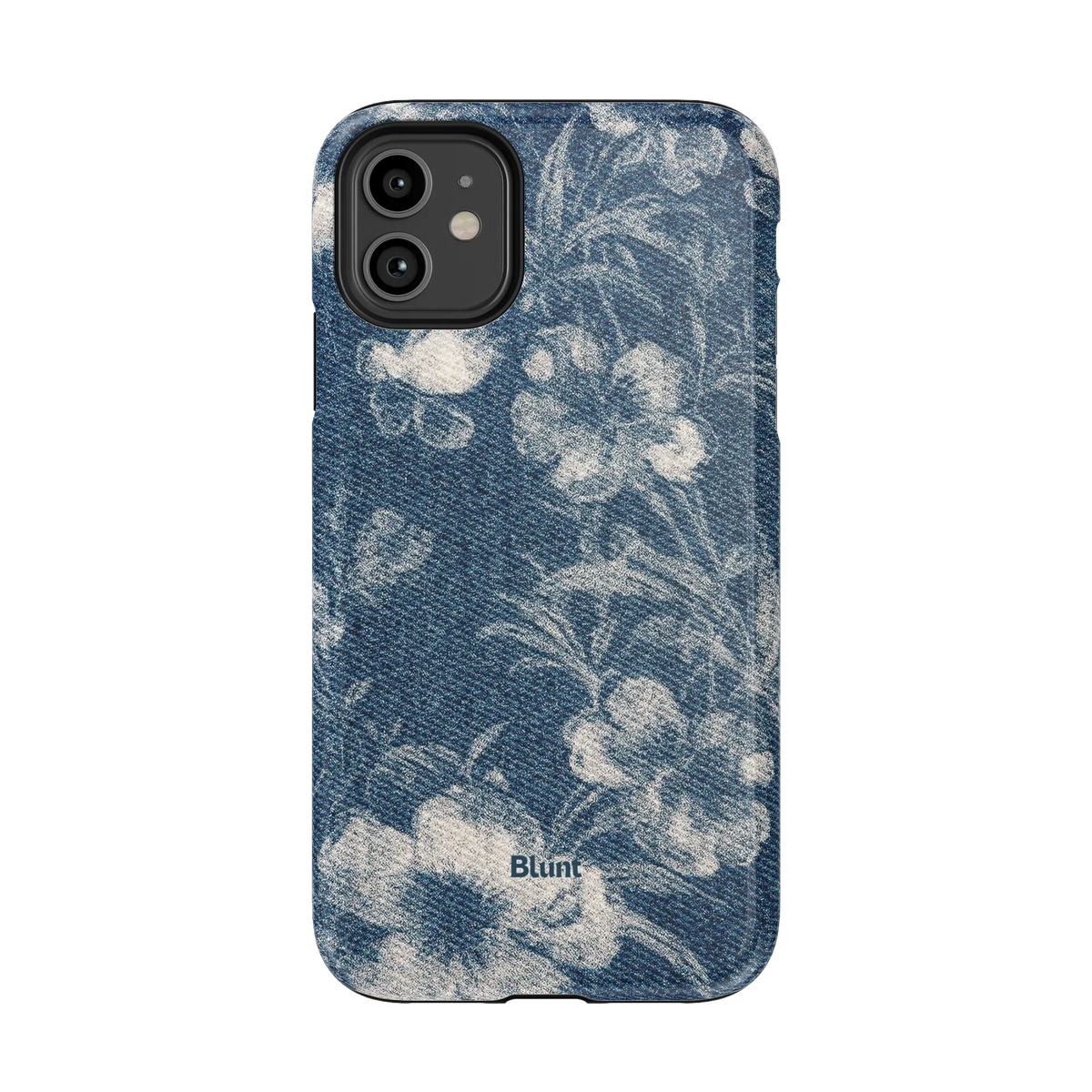 Denim Bloom iPhone Case