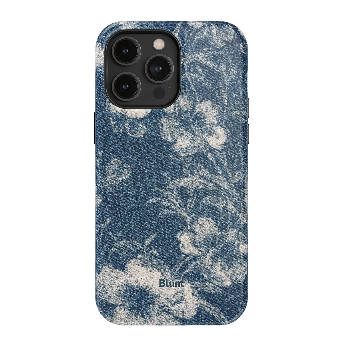 Denim Bloom iPhone Case