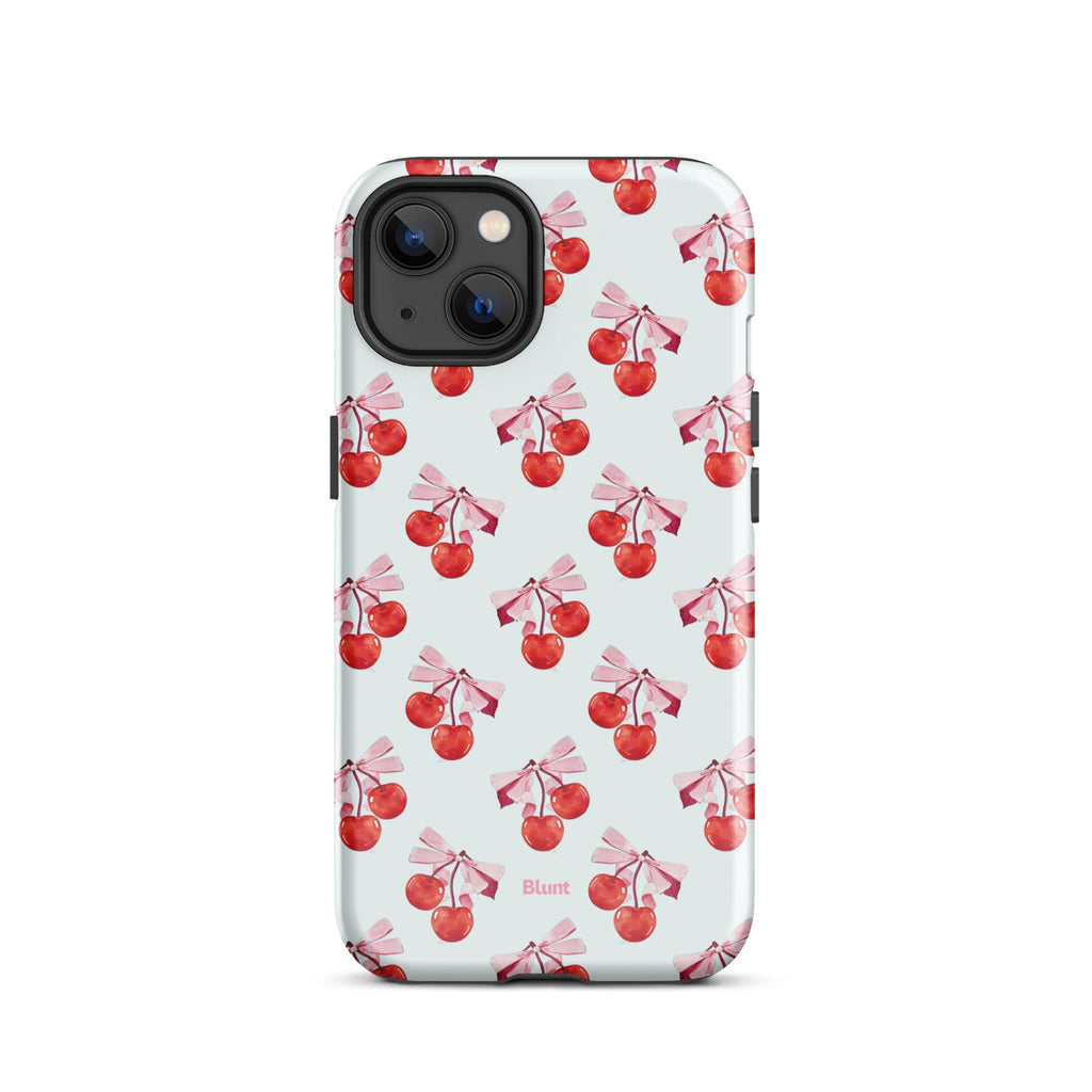 White Cherry iPhone Case