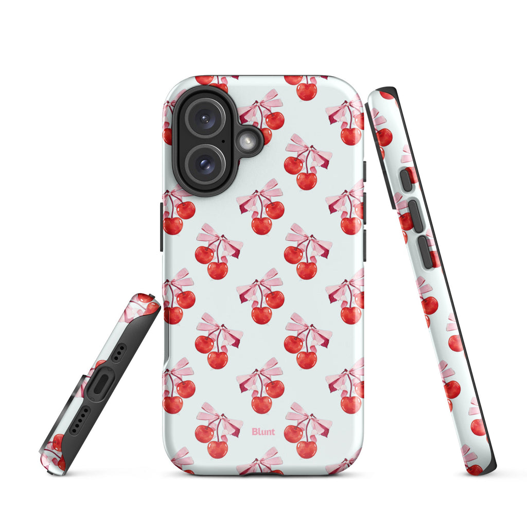 White Cherry iPhone Case