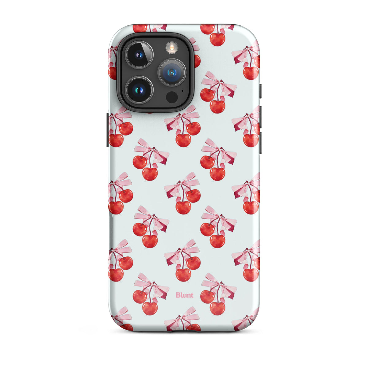 White Cherry iPhone Case