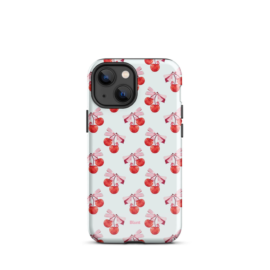 White Cherry iPhone Case