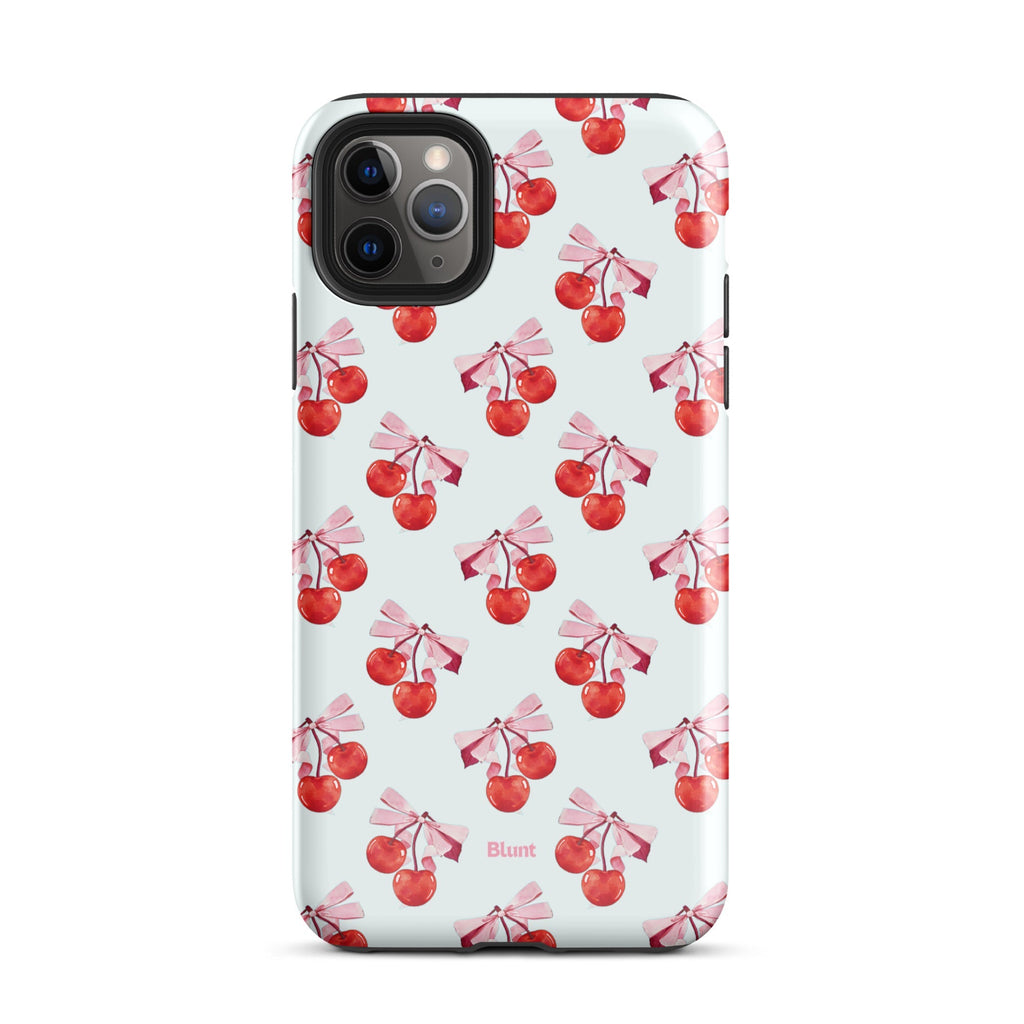 White Cherry iPhone Case