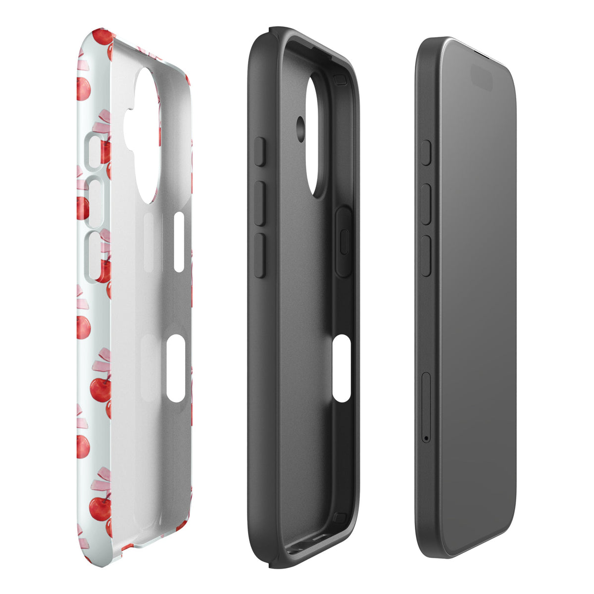 White Cherry iPhone Case