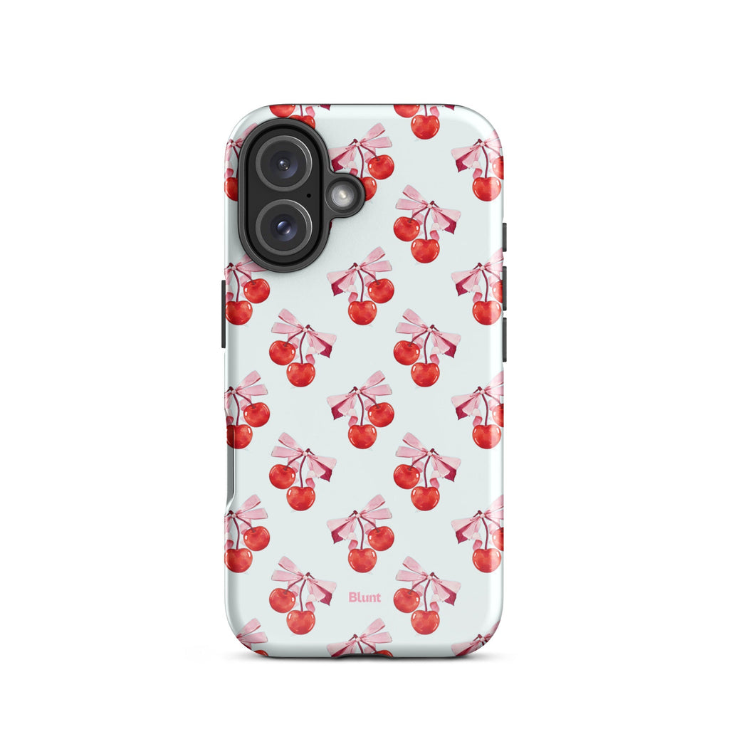 White Cherry iPhone Case