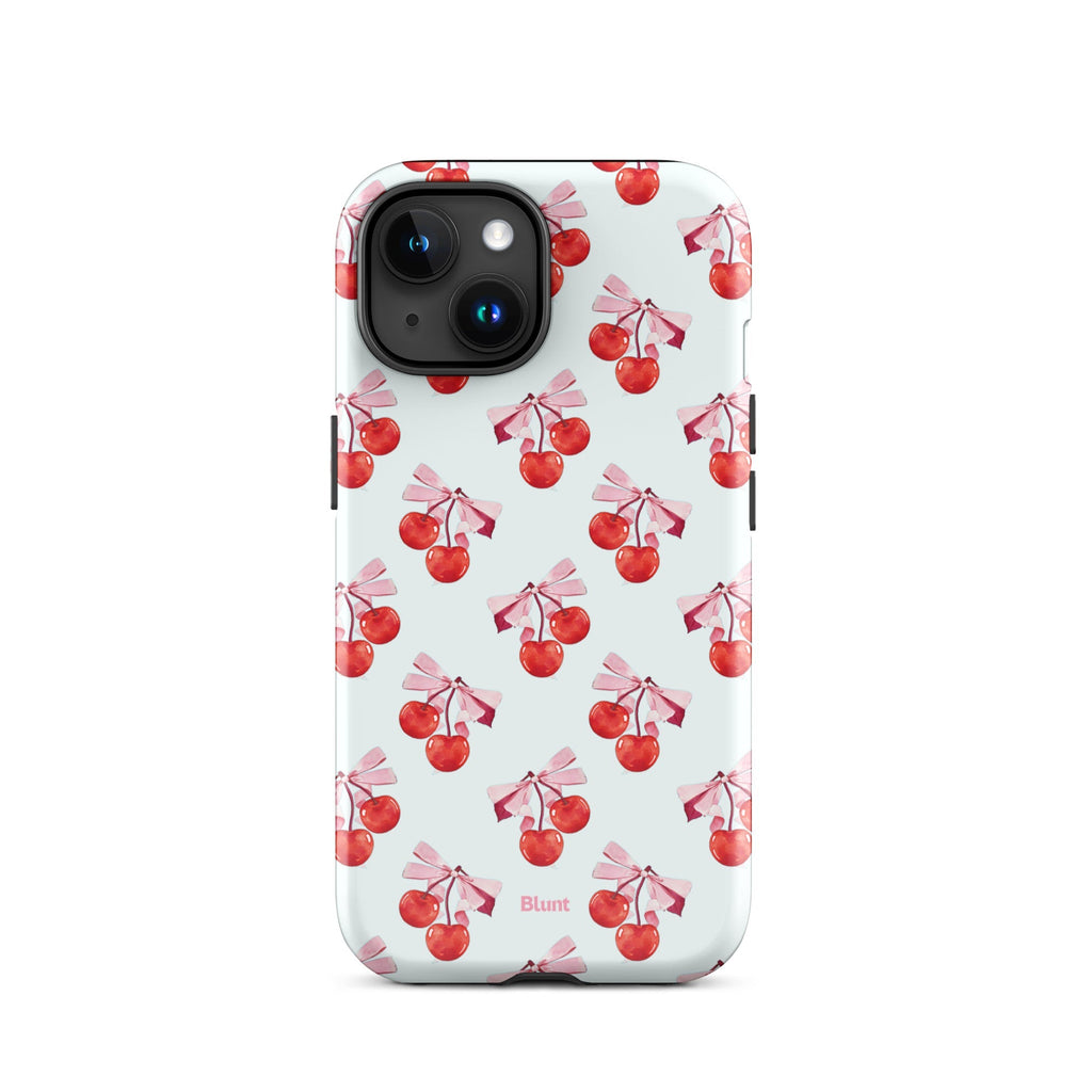 White Cherry iPhone Case