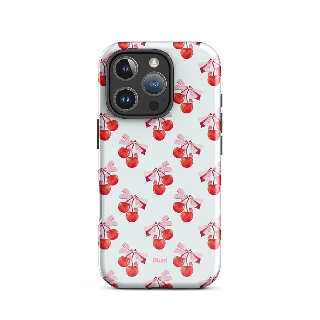 White Cherry iPhone Case