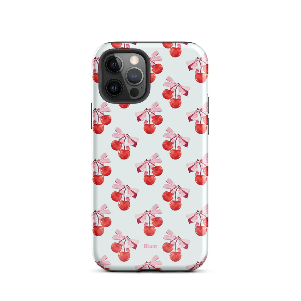 White Cherry iPhone Case