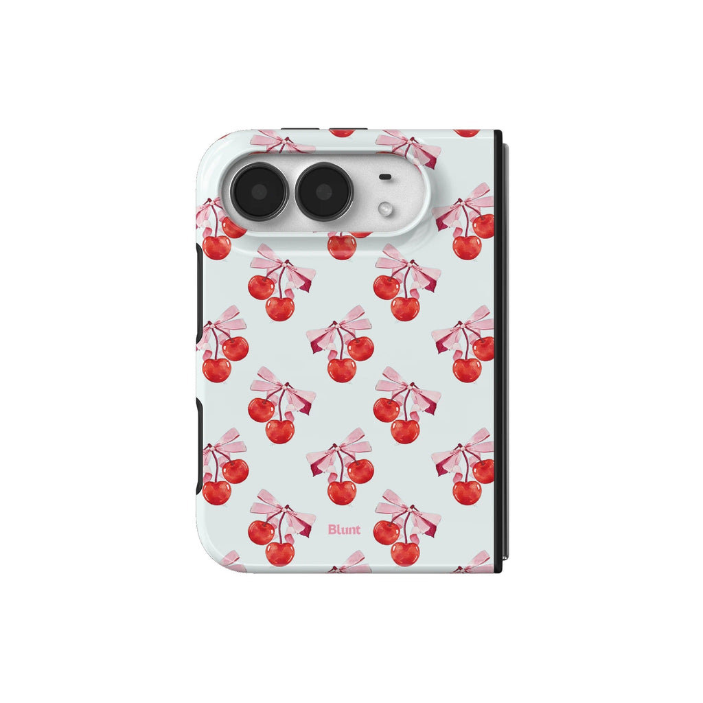 White Cherry iPhone Case