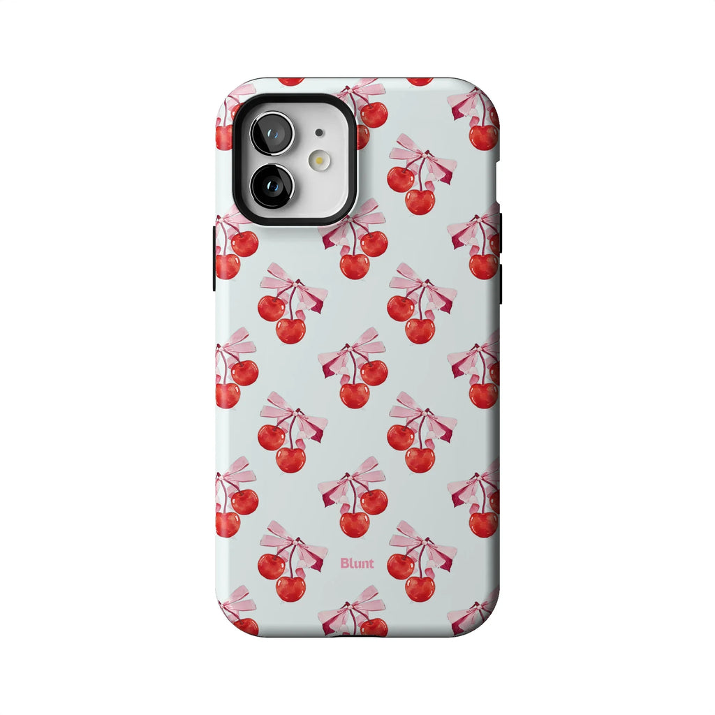 White Cherry iPhone Case