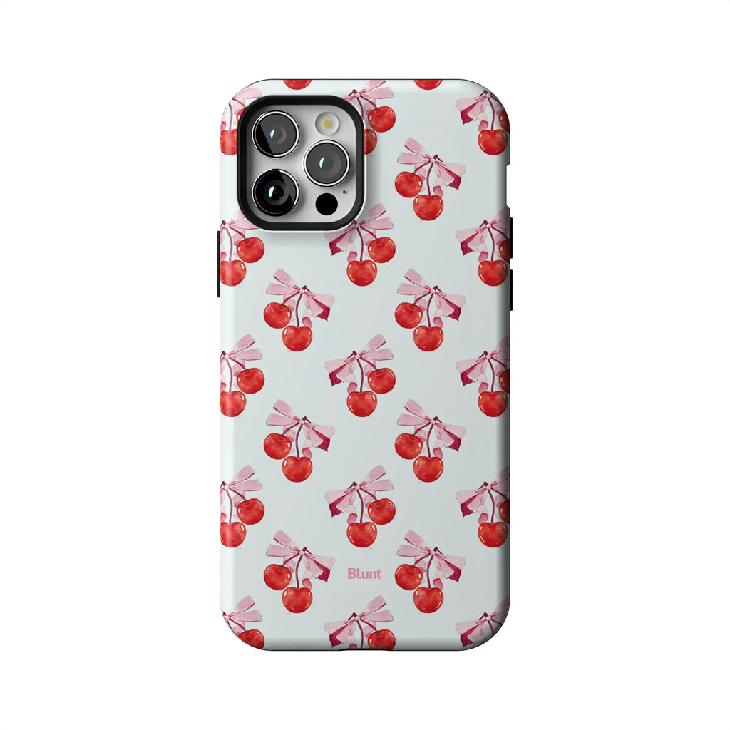 White Cherry iPhone Case