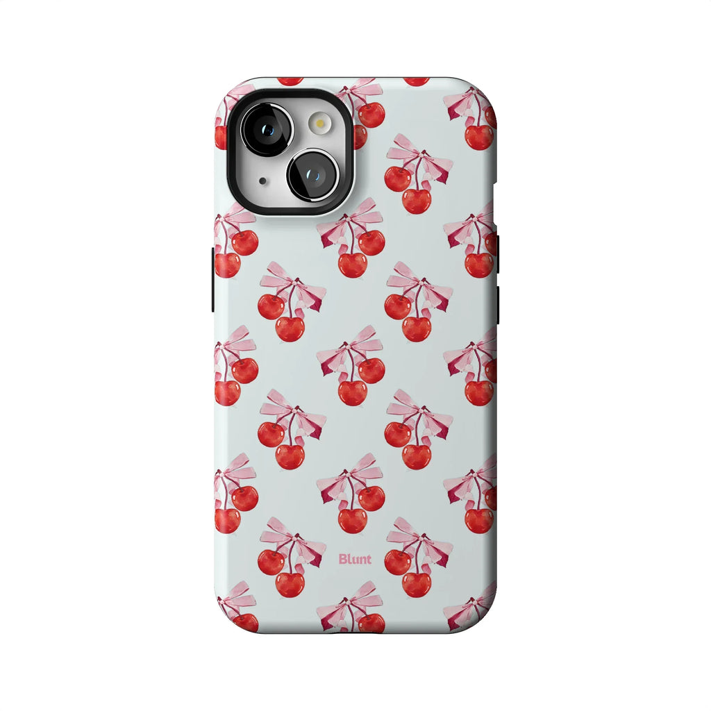 White Cherry iPhone Case