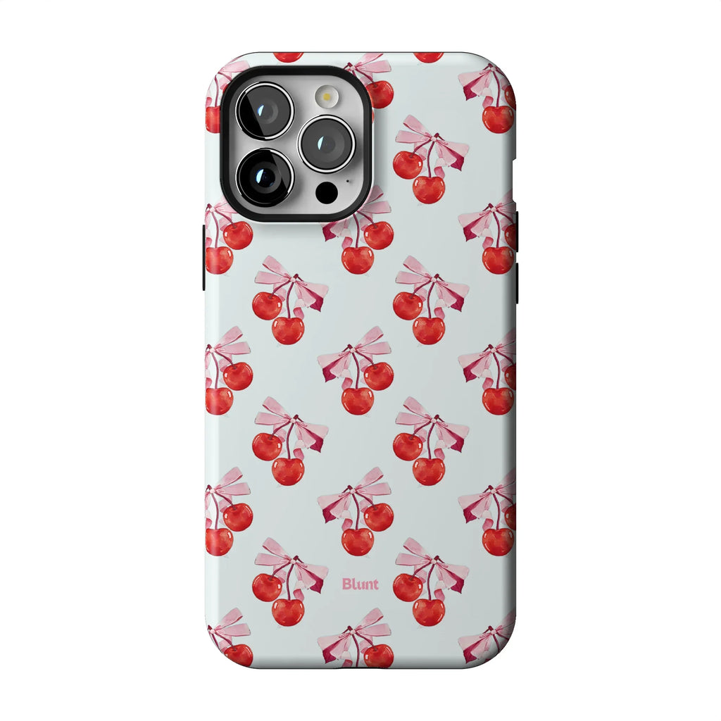 White Cherry iPhone Case