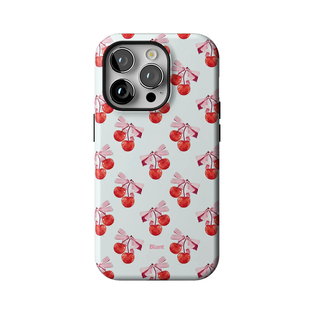 White Cherry iPhone Case