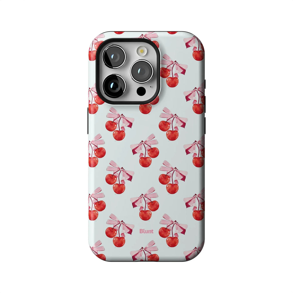 White Cherry iPhone Case