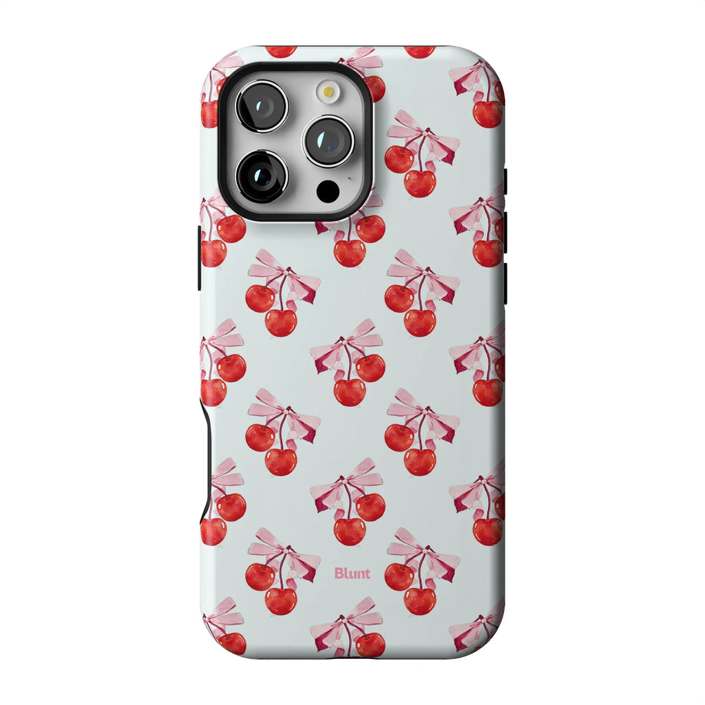 White Cherry iPhone Case