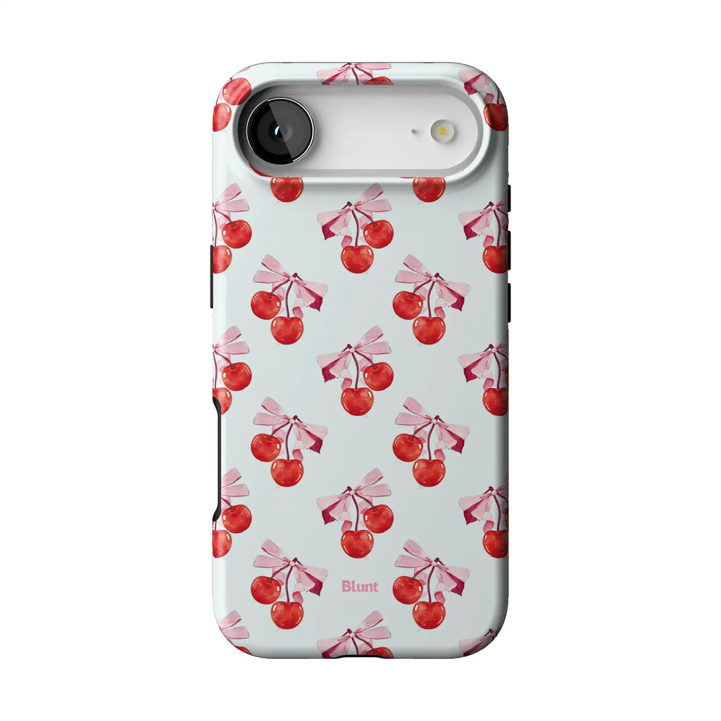 White Cherry iPhone Case