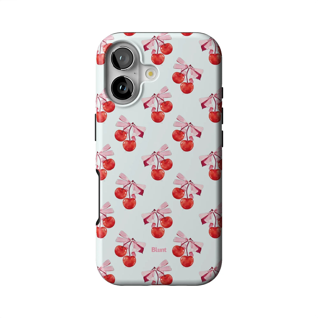 White Cherry iPhone Case