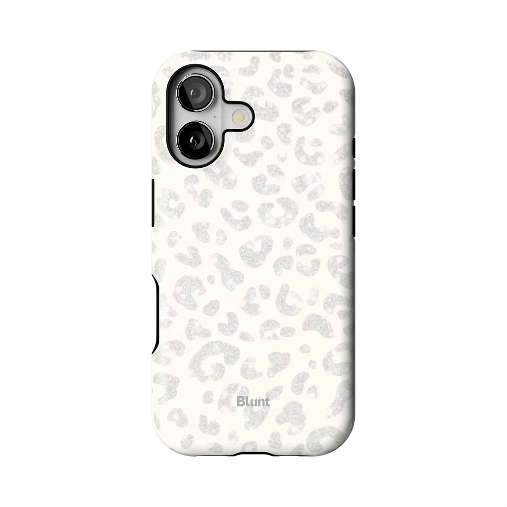 White Leopard iPhone Case