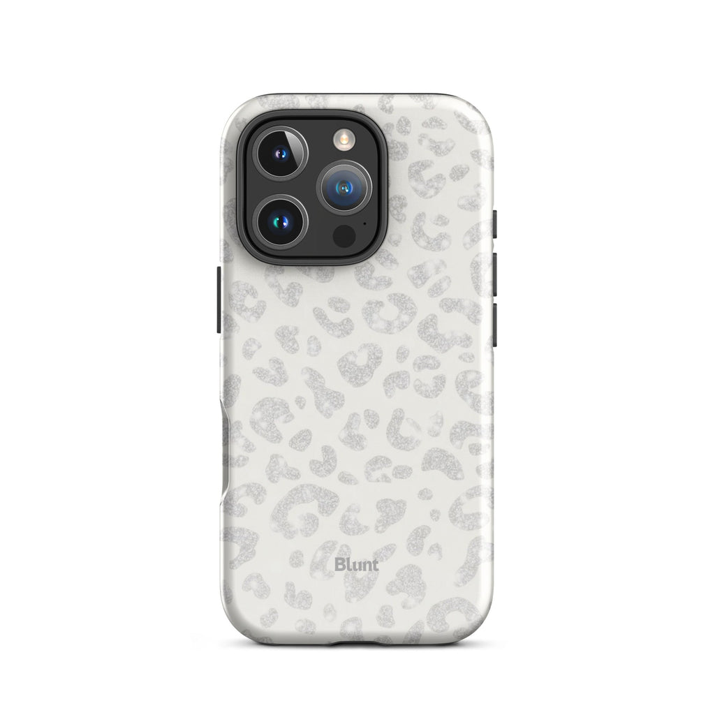 White Leopard iPhone Case
