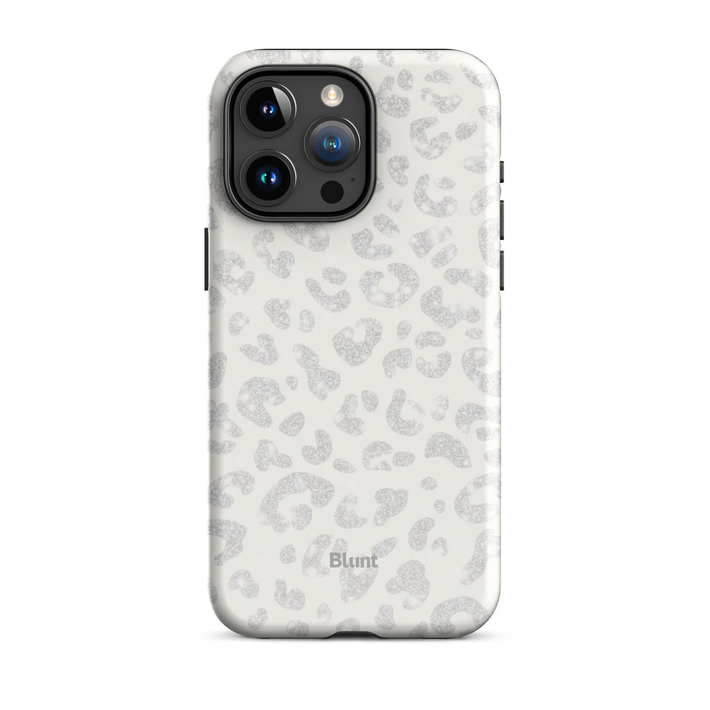 White Leopard iPhone Case