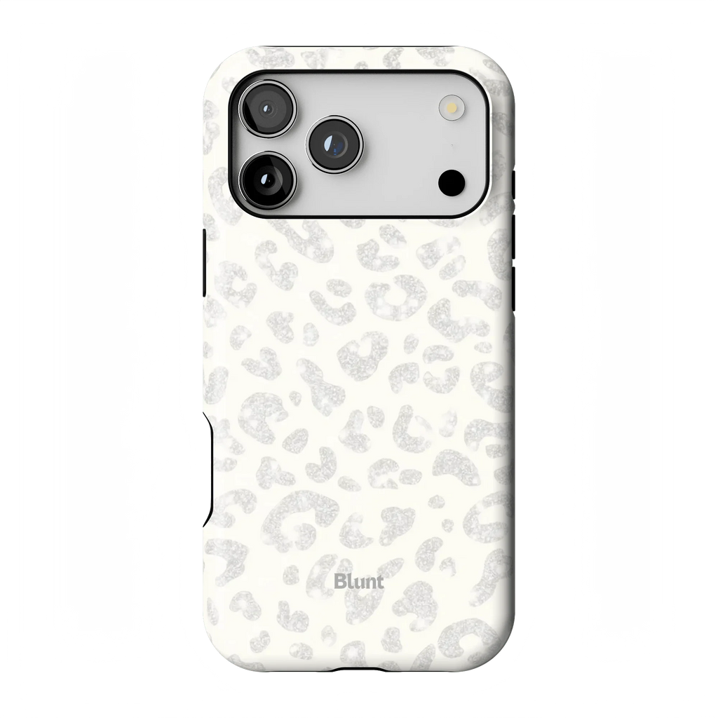White Leopard iPhone Case