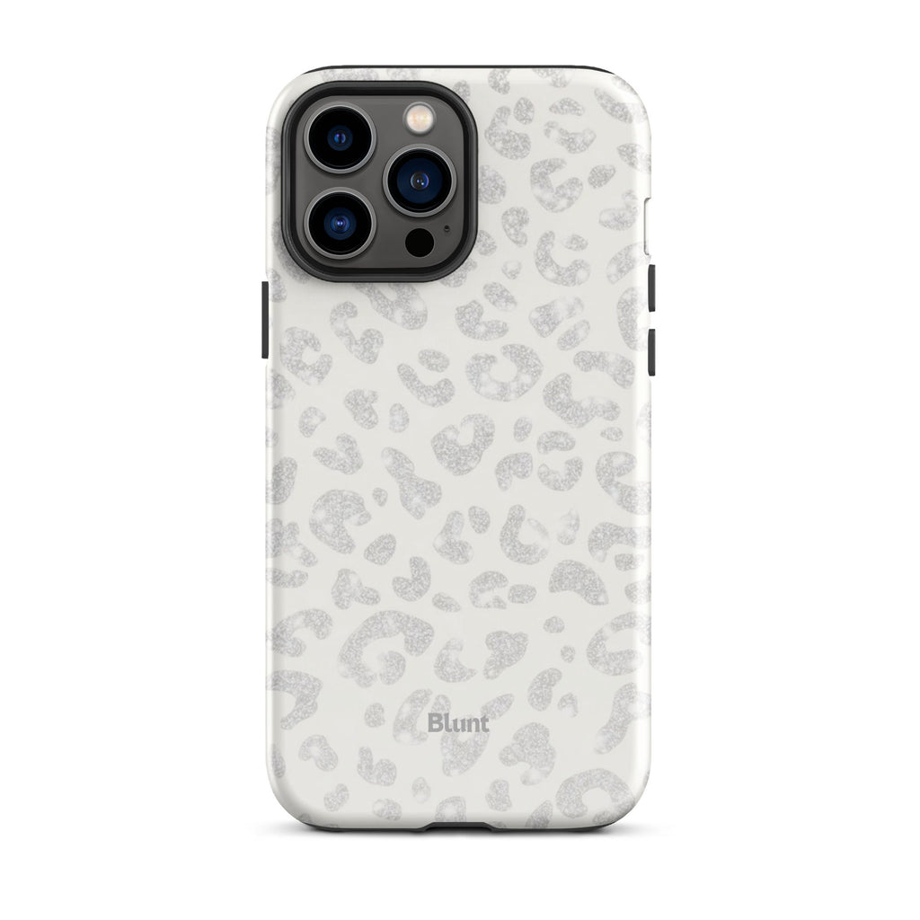 White Leopard iPhone Case