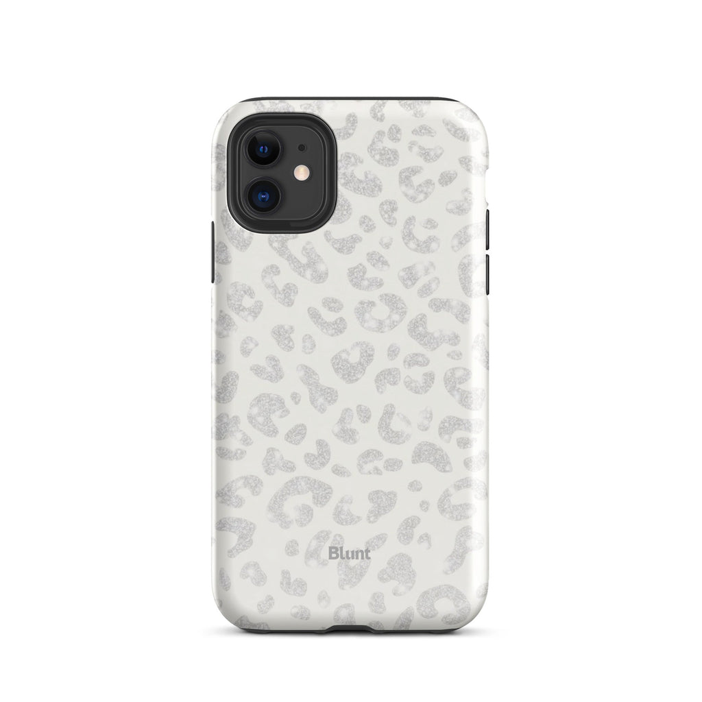 White Leopard iPhone Case