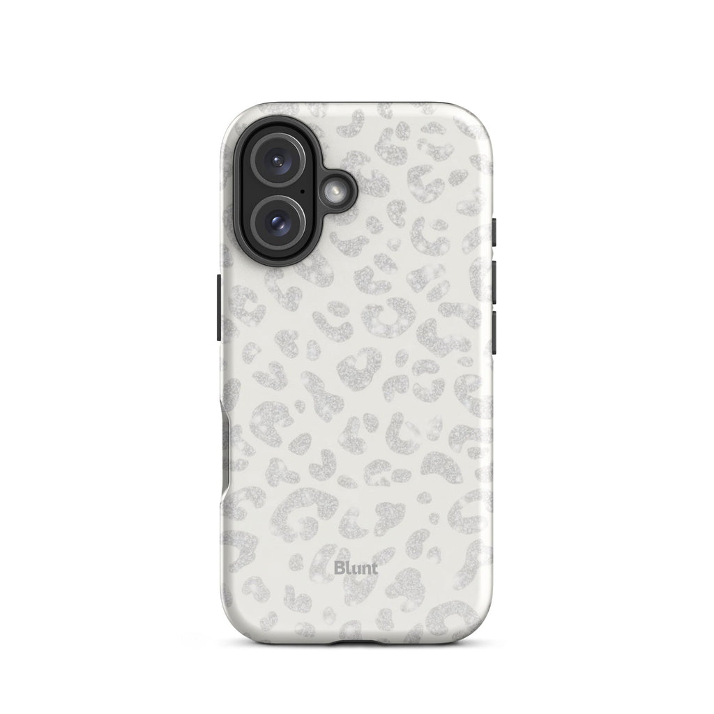 White Leopard iPhone Case