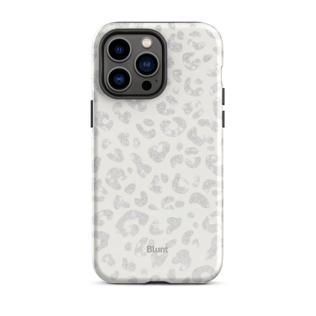 White Leopard iPhone Case
