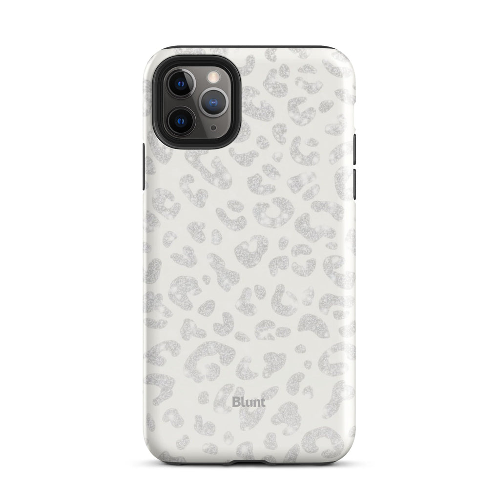 White Leopard iPhone Case