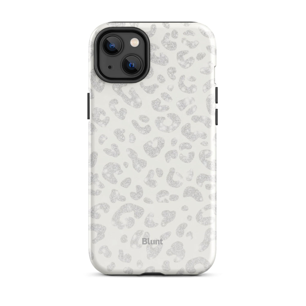 White Leopard iPhone Case