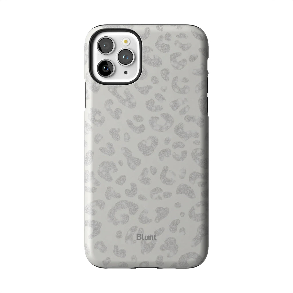 White Leopard iPhone Case